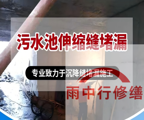 西城某污水处理厂钢筋混凝土池堵漏案例